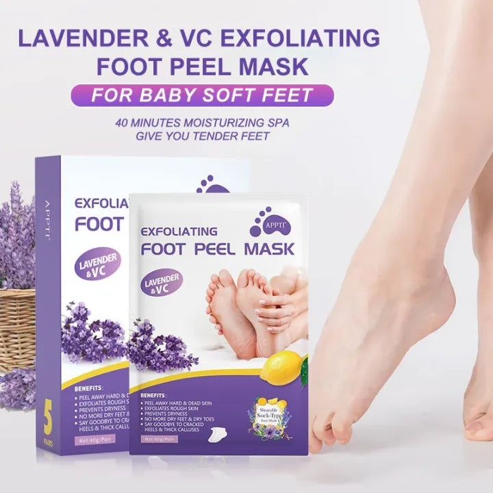 EXFOLIATING FOOT PEEL MASK ( BUY 1 GET 1 FREE )