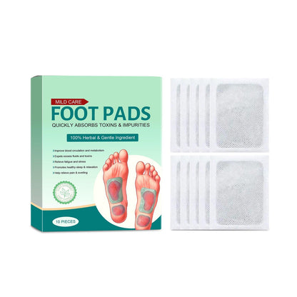 100% Merbal & Gentle Ingredient Detox Foot Pads (1 BOX = 20 PATCHES-BUY 1 GET 3 FREE)