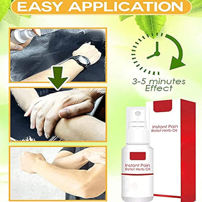 Instant Arthritis Pain Relief Herb Oil Spray