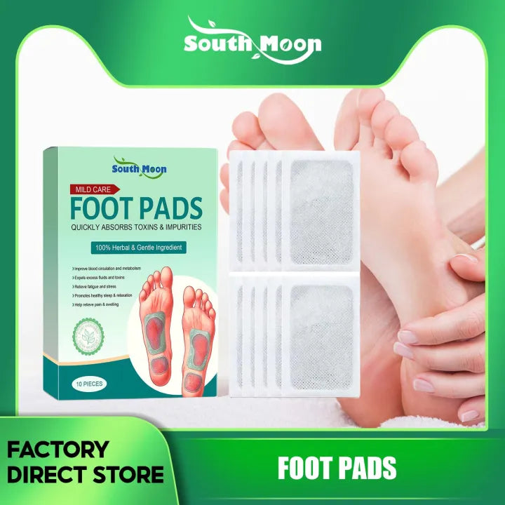 100% Merbal & Gentle Ingredient Detox Foot Pads (1 BOX = 20 PATCHES-BUY 1 GET 3 FREE)