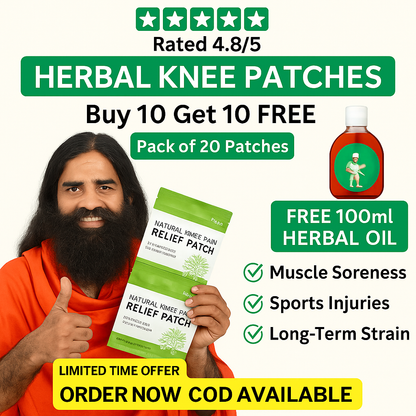 Herbal Knee Pain Relief Patch  ( BUY 1 GET 1 FREE )
