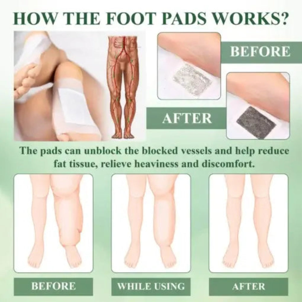 DetoxFlow™ SwellRelief Lymphatic Foot Pads( BUY 1 GET 1 FREE )