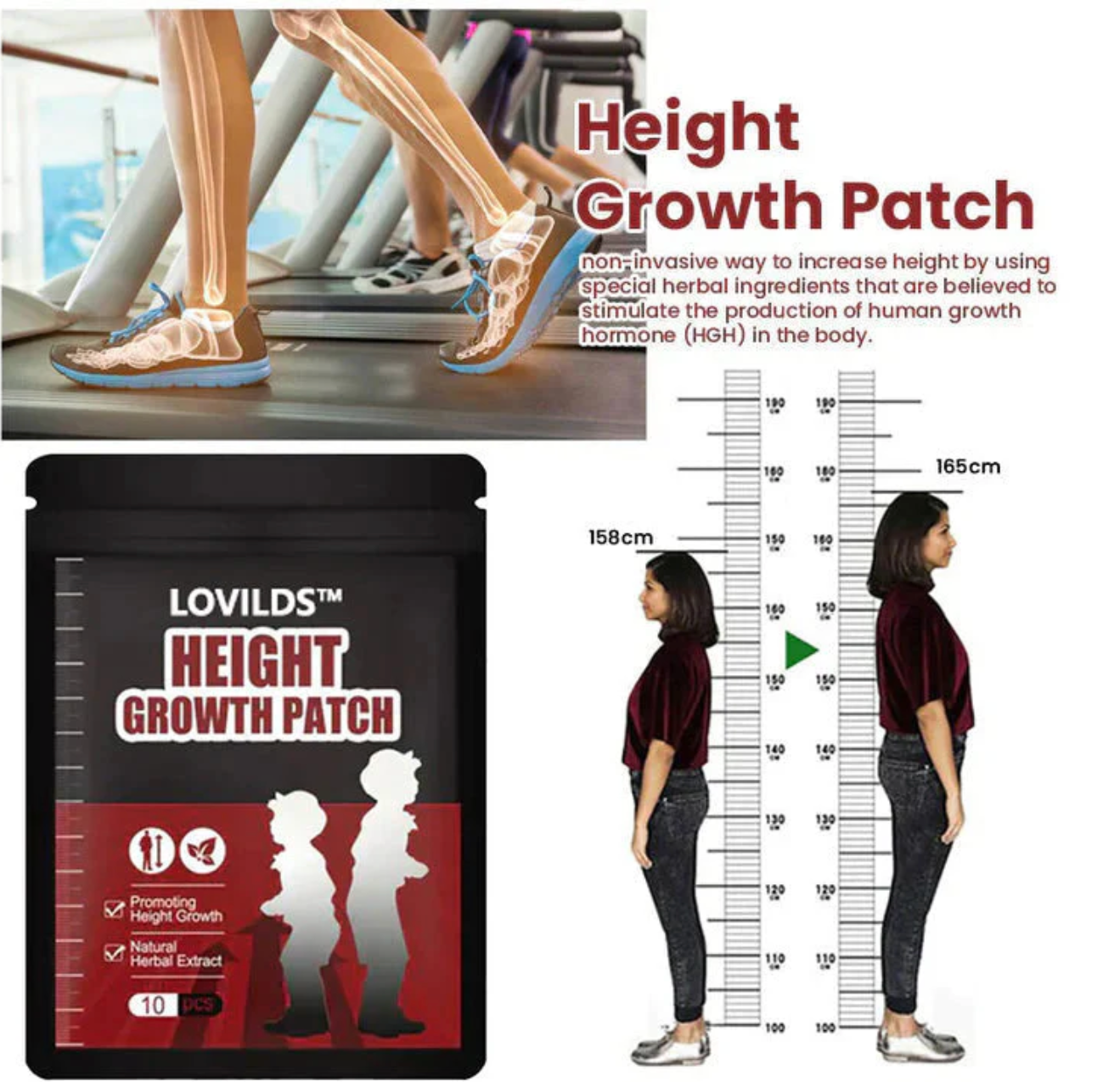 LOVILDS™ Herbal Height Increasing Foot Patch🌿 - Awaken Pituitary Growth Hormone