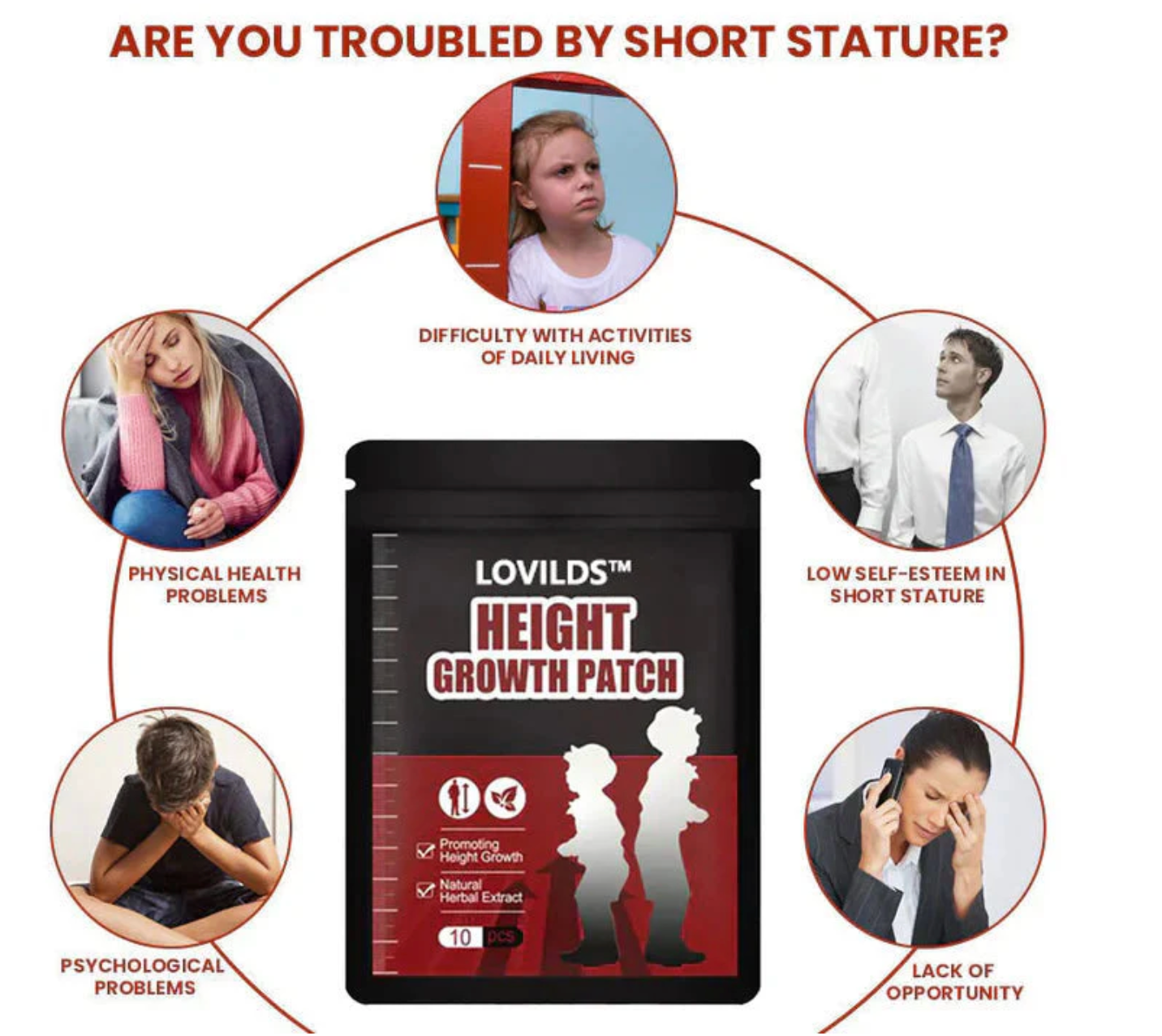 LOVILDS™ Herbal Height Increasing Foot Patch🌿 - Awaken Pituitary Growth Hormone