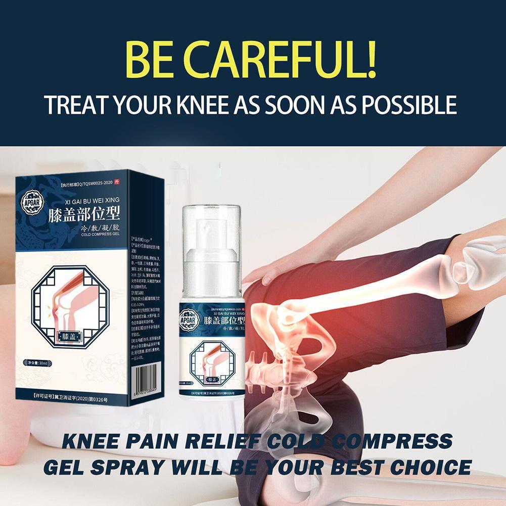 Knee Pain Cold Compress Gel Spray