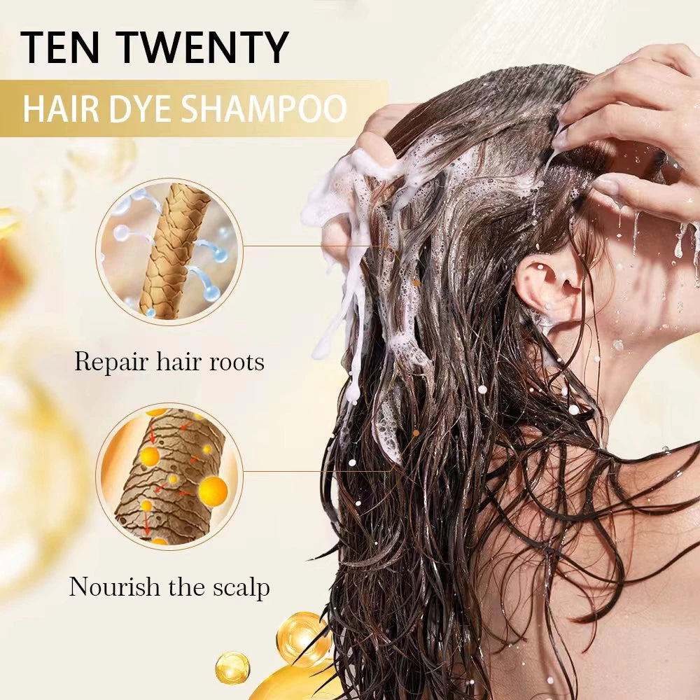 YAGUAN™ Hair Dye Shampoo ( Black / Brown )