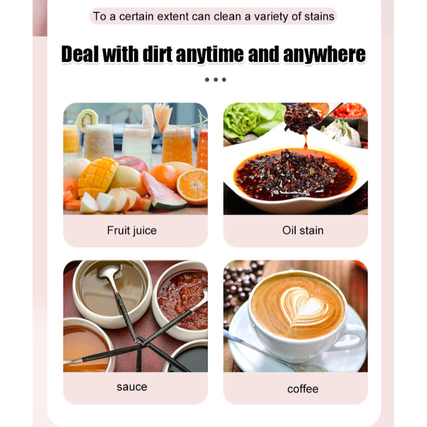 Pack of 30 Clothing Stain Remover Wipes