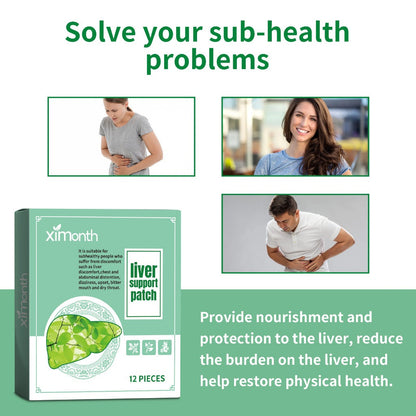 Ximonth Liver support Patch ( Pack of 12 Pcs )