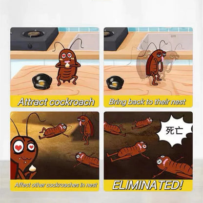 🌿100% Plant Based Japan Combat Roach Killing Bait station 12 Pcs